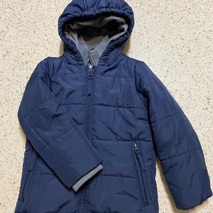 Class Club Bib Hooded Puffer Jacket
